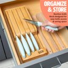 Tasty In-Drawer Kitchen Knife Set, Space-Saving Cutlery and Kitchen Organizer,