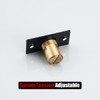 JQK Closet Door Ball Catch Hardware, Stainless Steel Catch Adjustable