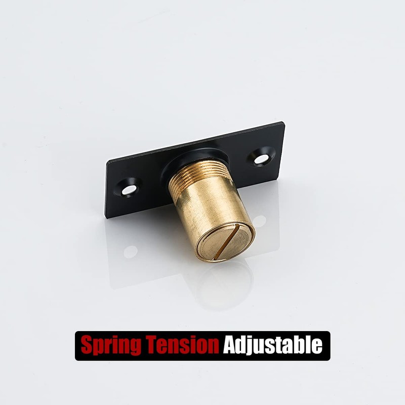 JQK Closet Door Ball Catch Hardware, Stainless Steel Catch Adjustable