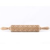 Rolling Pin Embossed with FOLK DECORATIVE Pattern for Baking Engraved
