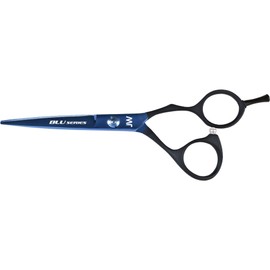 JW Titanium Blu - Tijeras profesionales para cortar el pelo (15,8 cm)