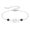 EUEAVAN Hecate Bracelet Wicca Triple Moon Goddess Pentagram Anklet Magic
