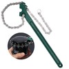 Jeemiter Heavy Duty Ratcheting Chain Wrench, 16 Inches Automotive Oil