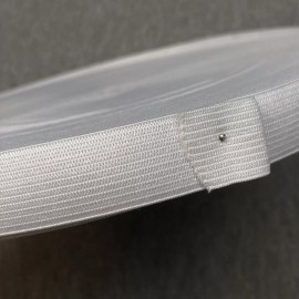 Unbranded 3/4" Braided Elastic White Band 48 yards Roll 19mm Polyester & Latex Thread
