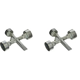 Reed Tool MKH10820 Meter Box Key for Large Mueller and 1-Standard Pentagon (2)