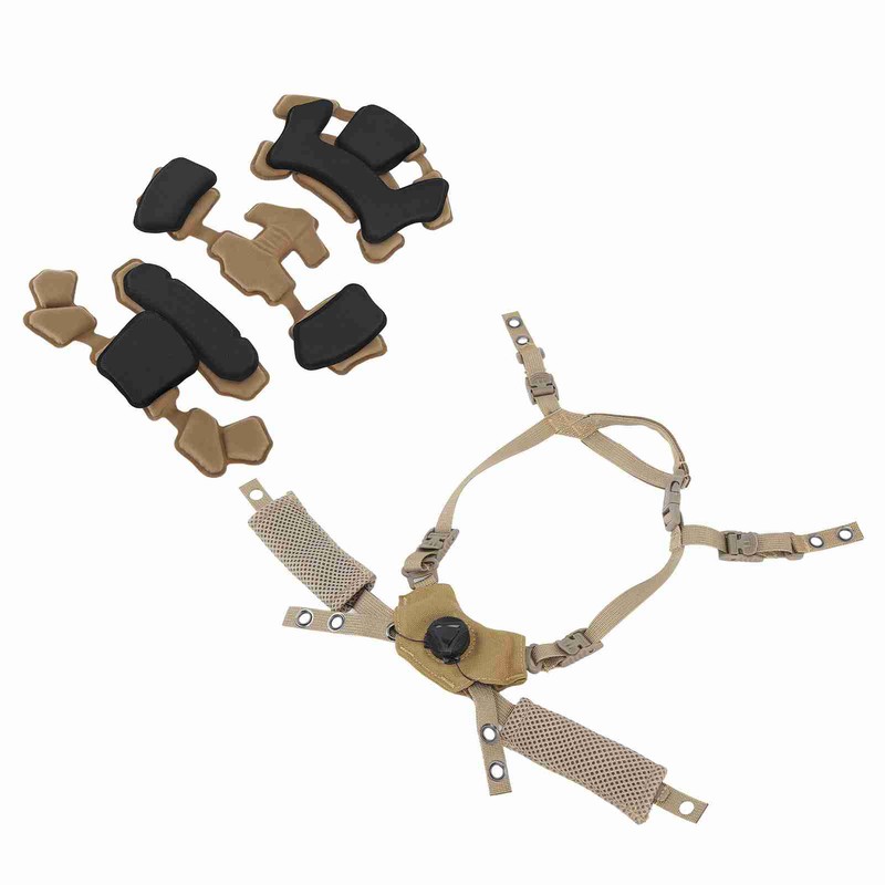 Helmet Dial Suspension System Chin Strap Helmet Padding Kit for