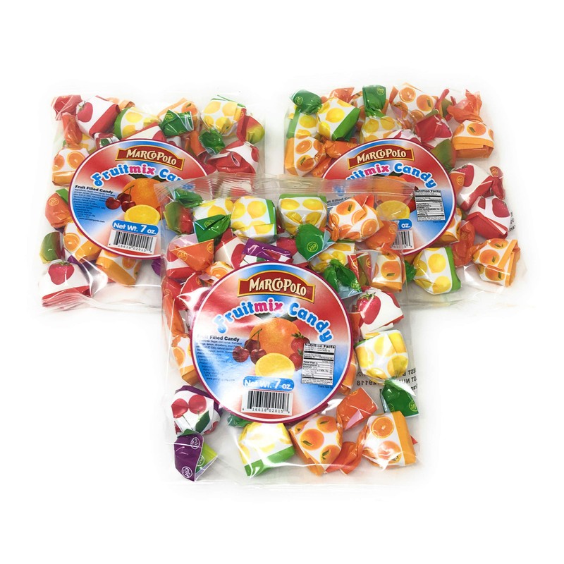 Marco Polo Candy, Hard Mixed Fruit 7.0 Oz (Pack of