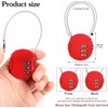 Combination Lock, Padlock, Combination Lock, 3 Digit, Luggage Lock with