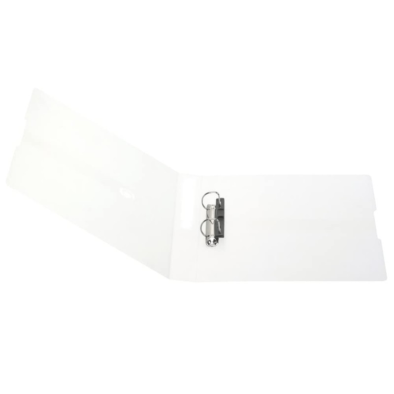 Herlitz 11205713 Ring Binder A4, Polypropylene, 2-Ring Combination Mechanism, 2.7