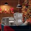 HOMELUX THEORY Hard Shell China Storage Containers for Dishes, 2pcs