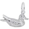 Rembrandt Duck Charm - Metal - Sterling Silver