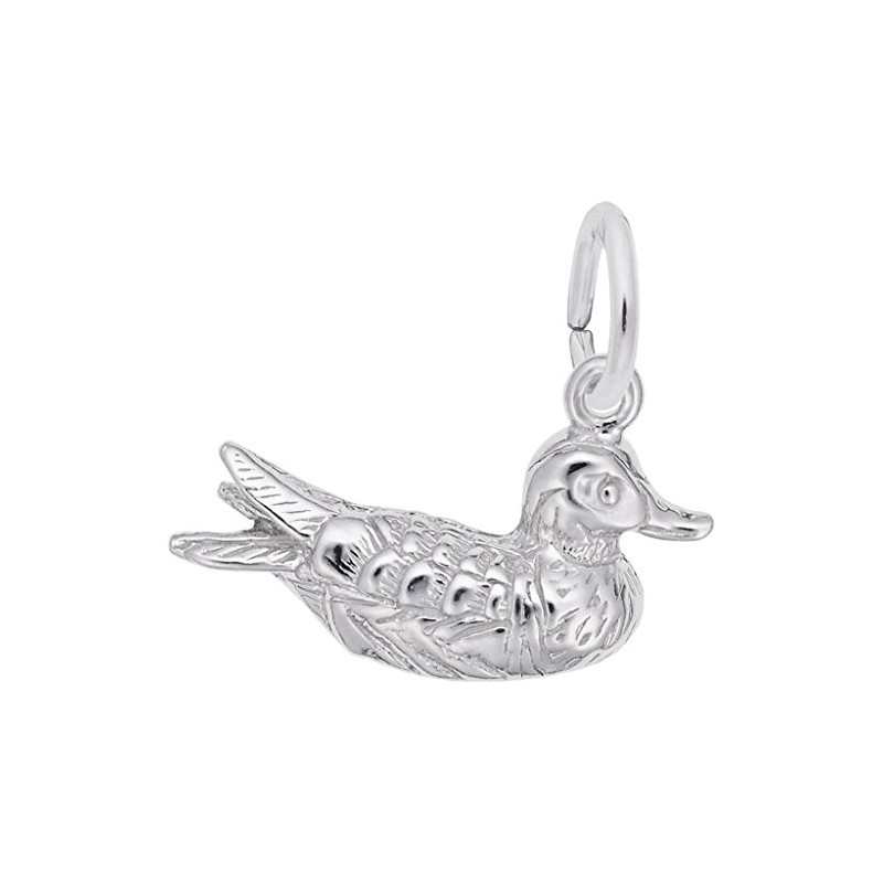 Rembrandt Duck Charm - Metal - Sterling Silver