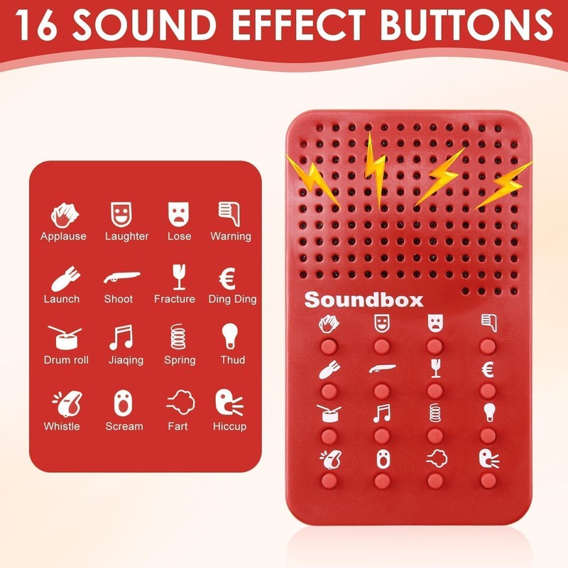 Funny Sound Machine, Sound Machine with 16 Sound Effects, Noise