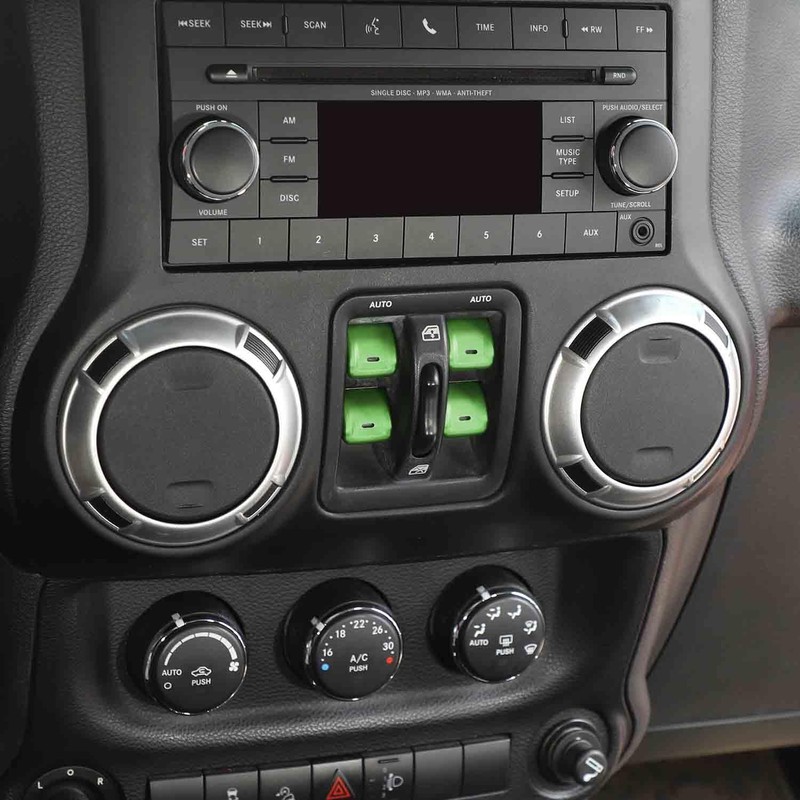 Voodonala for Jeep JK JKU 2012-2018 Window Control Switch Button