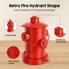 WUSILILU Retro Hydrant Trash Can,Fire Hydrant Metal Pedal Trash Can