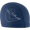 CRESSI Senna Swim Cap Pu Coated Blue/White - Adult Swimming