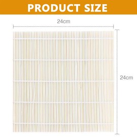 GETFACAI 6 Pcs Sushi Rolling Mat, Sushi Making Kit, Sushi Rolling Mat, Bamboo Mat, Sushi Mat, Very Suitable for Making Delicious Sushi Rolls at Home and Selling Sushi Rolls to Customers Outside