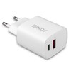 LINDY 73413 20W USB Type A & C Charger