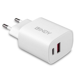 LINDY 73413 20W USB Type A & C Charger