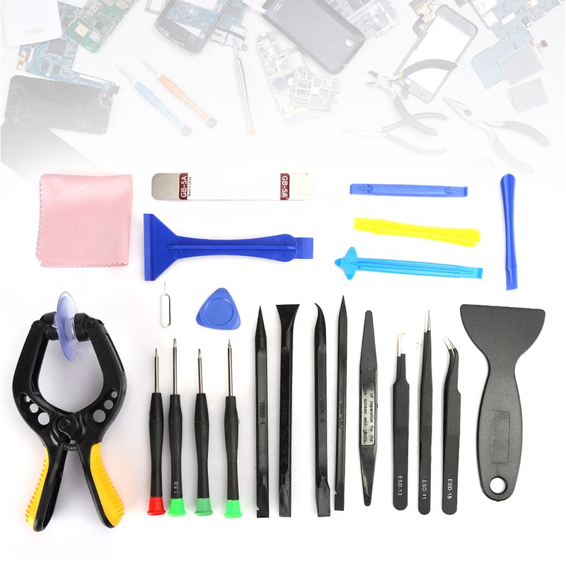 23Pcs/set Mobile Phone Disassembly Tool Screen Splitter Screwdriver Cruccross Pentagon