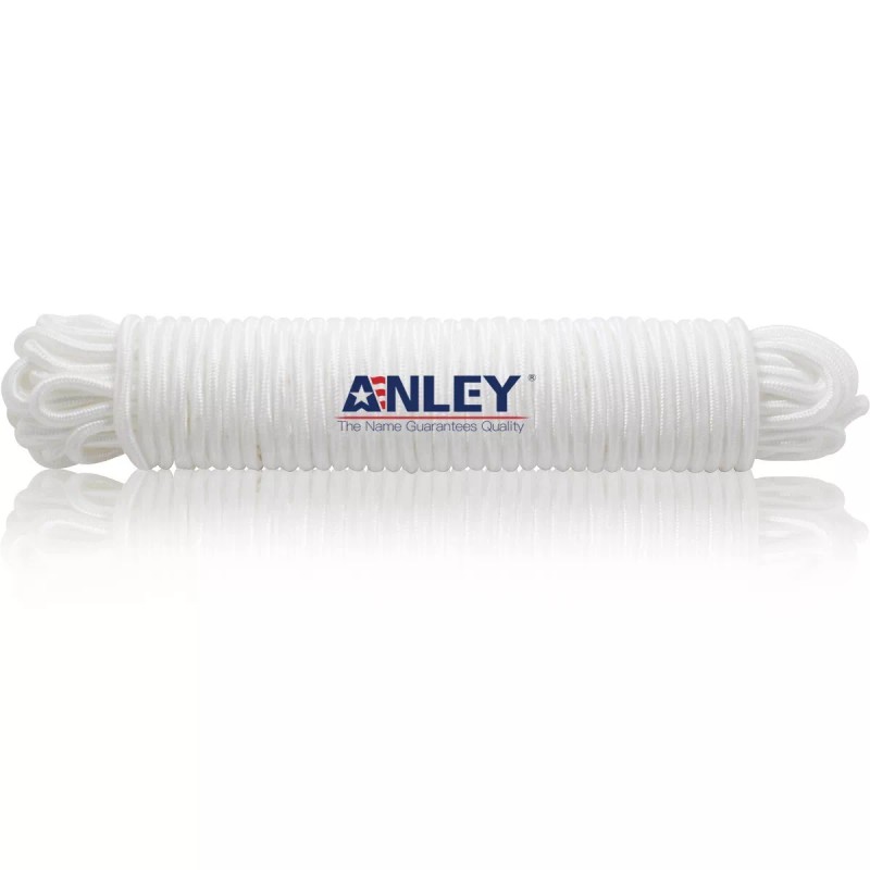Anley 50 Ft x 1/4" Flag Pole Halyard Rope Compatible