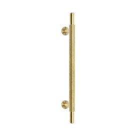 Access Hardware Satin Brass Knurled Cabinet Handles - 128mm Centres