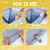 Fabric Glue Permanent for Clothing, 29.5ML x2 Washable Clear Fabric