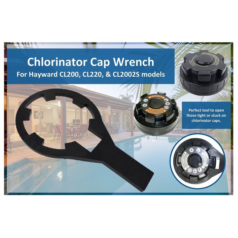 JSP Manufacturing Pool Pump Wrench for Chlorinator Lid Cap Compatible
