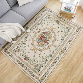 Ukeler Royal Collection New Traditional Oriental Rug Home Decor Collection Floral Rugs Carpet for Bedroom (55''x78.7'', Euro Romance)