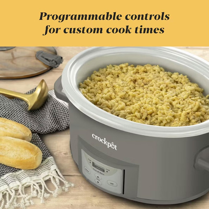 Crock-Pot Locking Lid 6qt Cook and Carry Programmable Slow Cooker