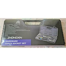 Zhongxin New 52pc Ratchet & Socket Set
