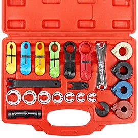 YSTOOL Master Quick Disconnect Tools 22PCS Kit for Automotive AC Line Fuel Hose and Transmission Oil Cooler Tube to Repair Fuel Pump Fuel Filter, Compatible with GM Ford Dodge Mazda and Chrysler