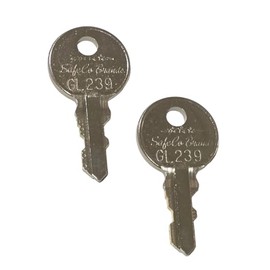 Replacement Keys for Stack-On Safes & Boxes for Key Codes GL200-GL249 2-Keys SafeCo Brands (GL233)