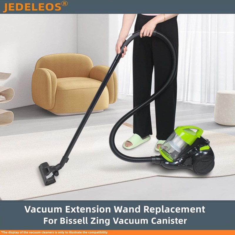 JEDELEOS Extension Wand Hose Replacement for Bissell Zing Canister Vacuum