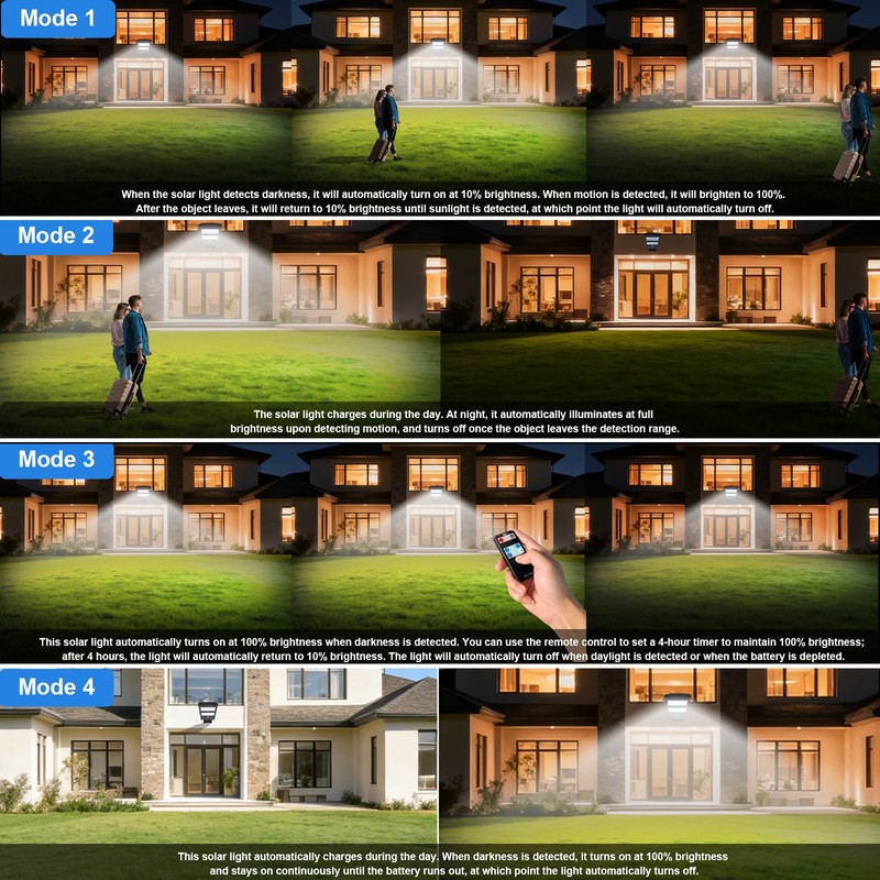 TEXTHELL 7000W Solar Street Lights Outdoor 2 Pack, 5500K Solar