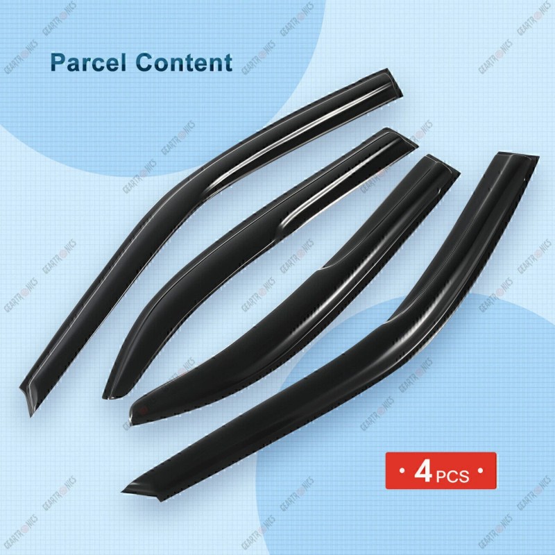 Geartronics For 1996-2000 Honda Civic Sedan 4x Window Visors Vent