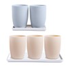 Ceramic Vanity Tray Small Rectangle, Bathtub Tray Bathroom Organizer, Cosmetics