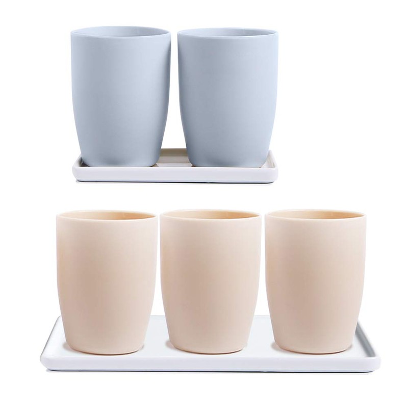 Ceramic Vanity Tray Small Rectangle, Bathtub Tray Bathroom Organizer, Cosmetics