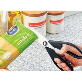 FOREVER Silver (AG) Ceramic Scissors L Black COL-HWB