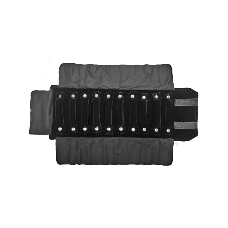 SCIKHEFT Portable Ring Travel Bag Jewelry Travel Roll Bag Small