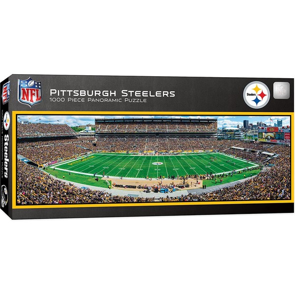 MasterPieces NFL Pittsburgh Steelers Stadium Panoramic Jigsaw Puzzle, 1000 Pieces