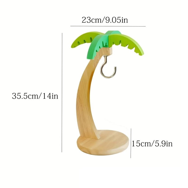 Durable Stainless Steel Hook Banana Holder Stand with Reactive Shape