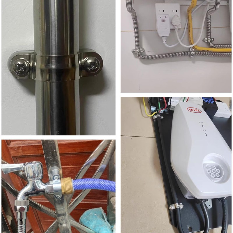 Unifizz 10Pcs 20mm Wall Mount Ceiling Mount Pipe Support Ring