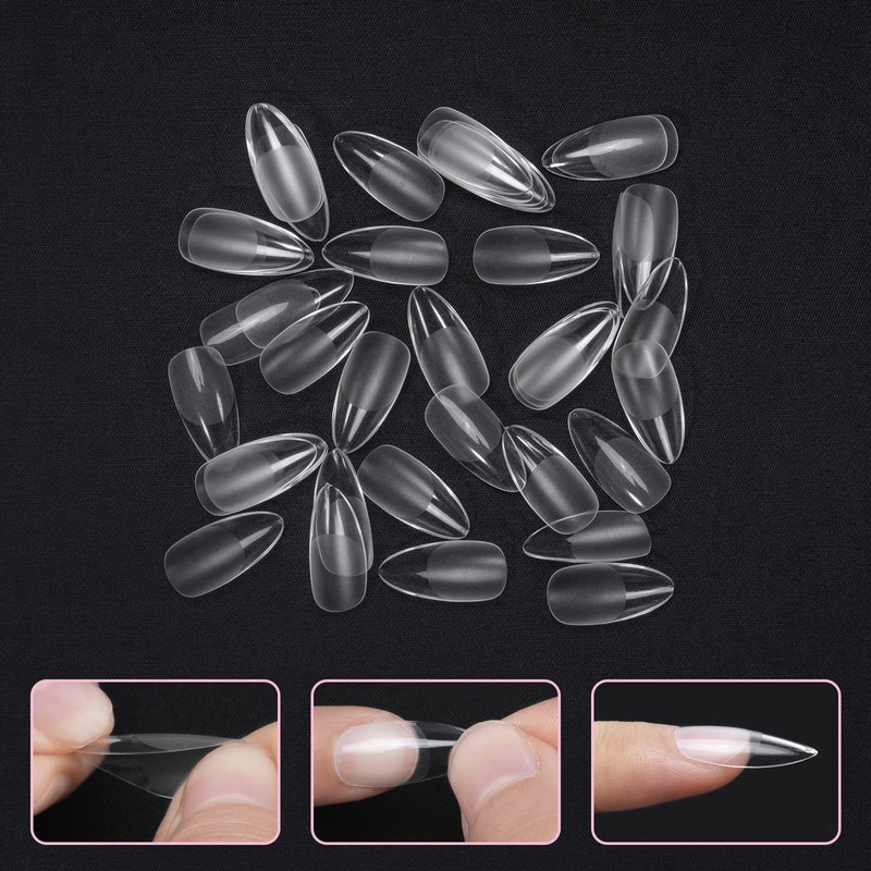 Nail Tips, Pack of 500 False Nail Acrylic Artificial Nail