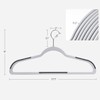 SONGMICS Clothes Hangers, Pack of 100 Plastic Coat Hangers, Space-Saving,