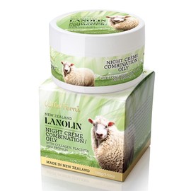 Wild Ferns Lanolin Night Crème with Collagen, Placenta and Propolis (Combination to Oily), 100g, Pack of 1