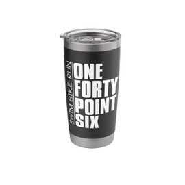 DONE 140.6 Full Iron-Distance Triathlon Triathlete Inspired Stainless Steel Insulated Tumbler