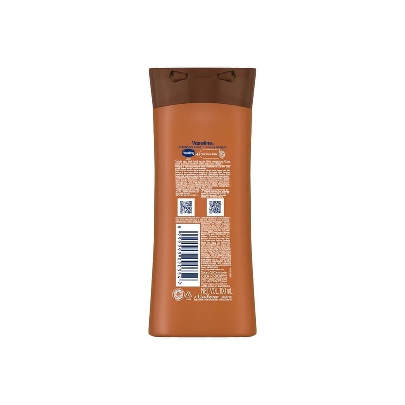 Body Lotion 100ml Vaseline Vaseline Cocoa Radiance