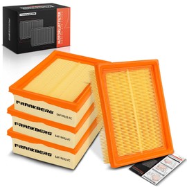 Frankberg 4x Air Filter Insert Compatible with Polo 6N2 Lu.po 6E1 6X1 Ca.ddy II MPV 9K9B 9K9A Cordoba 6K2 6K5 Arosa 6H1 Polo Variant 6V5 Replace# 030129620C