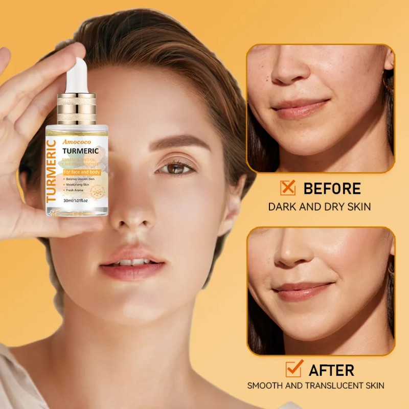 Serum De Cúrcuma 30ml - Ilumina Y Nutre La Piel